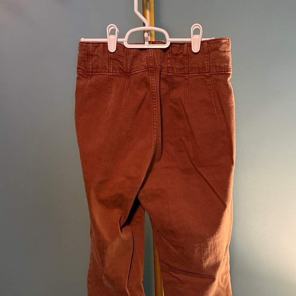 We The Free High Rise Rust Flare Jeans - Picture 3 of 4
